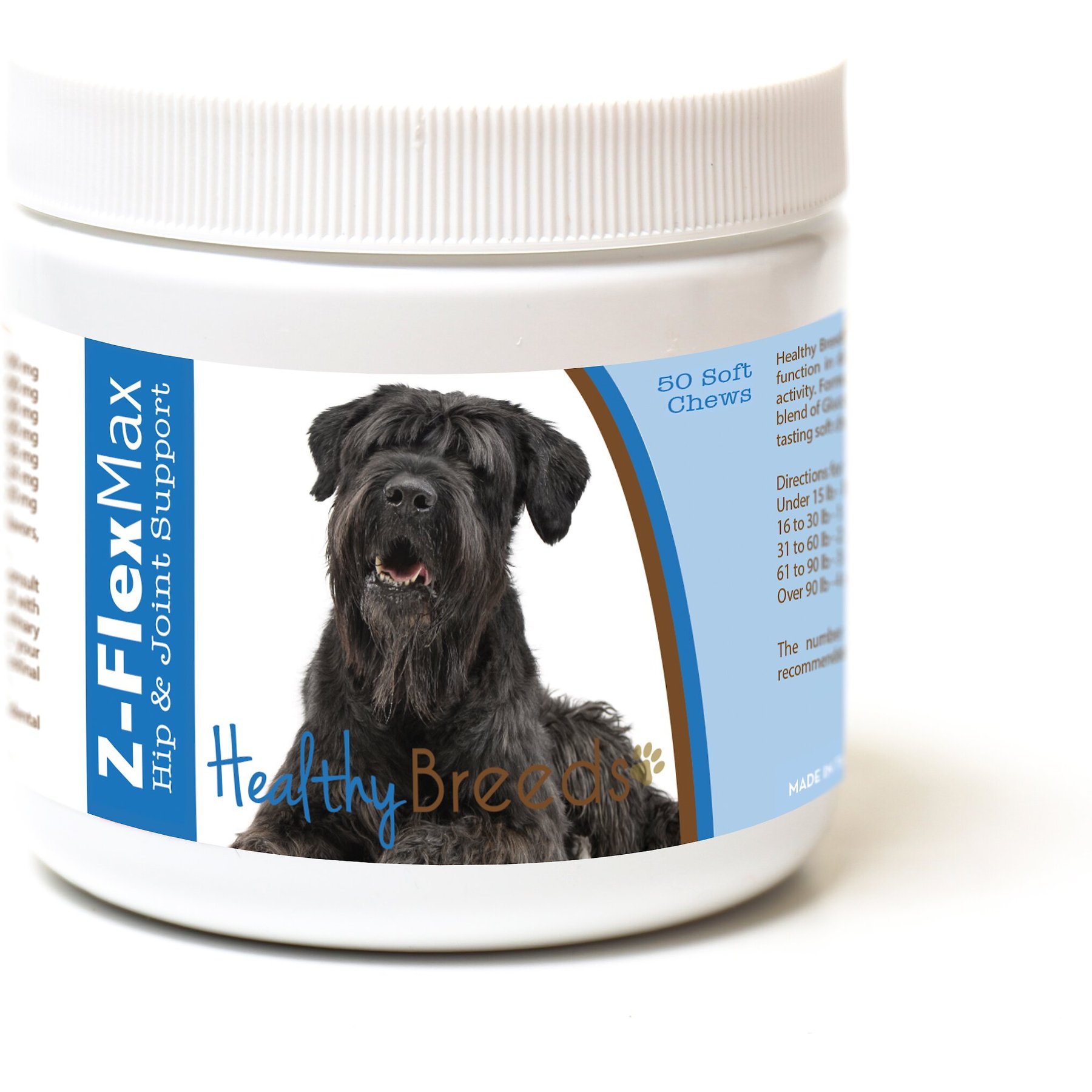 Healthy Breeds Z-Flex Max Hip & Joint Soft Chews Dog Supplement, 50 count