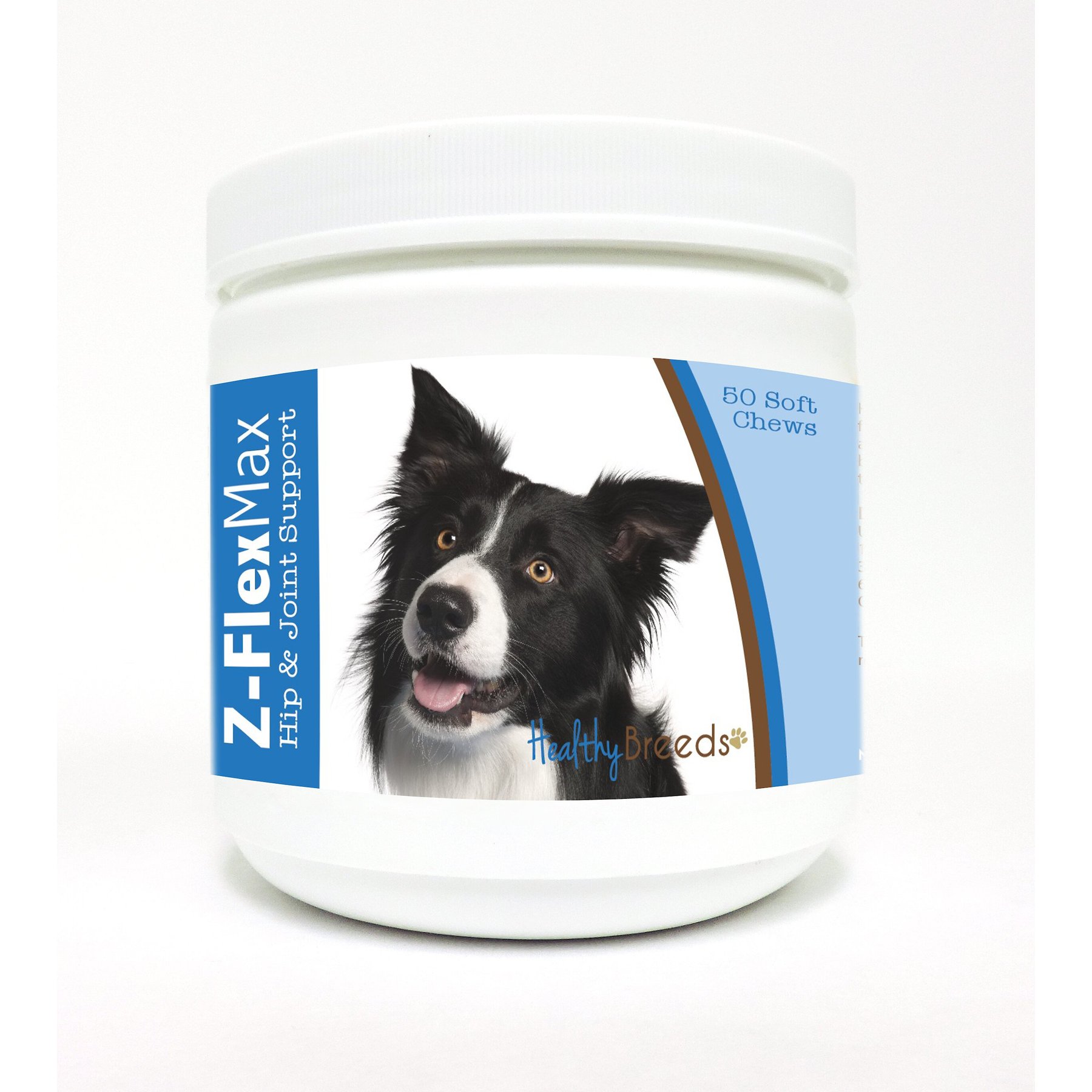 Healthy Breeds Z-Flex Max Hip & Joint Soft Chews Dog Supplement, 50 count