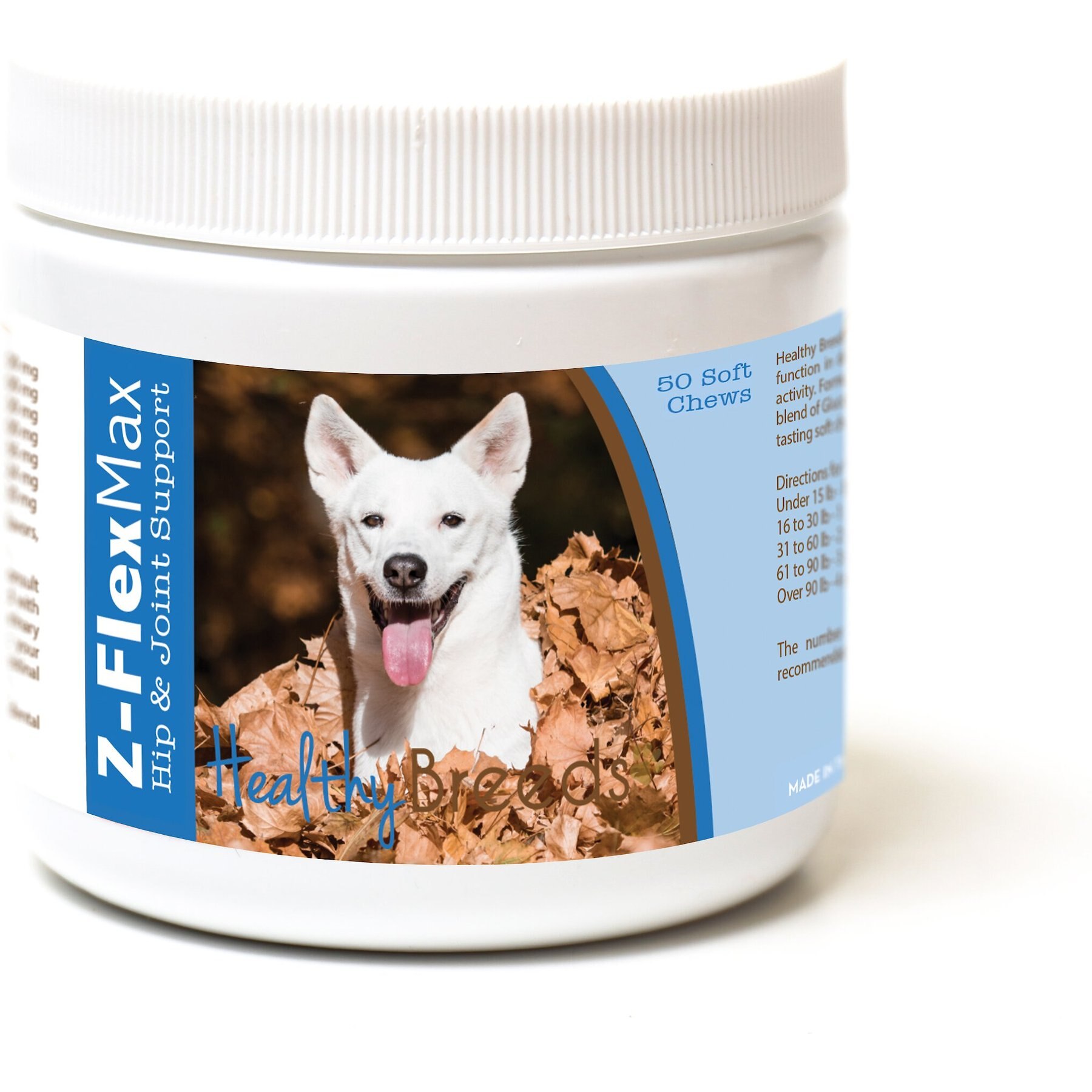 Healthy Breeds Z-Flex Max Hip & Joint Soft Chews Dog Supplement, 50 count