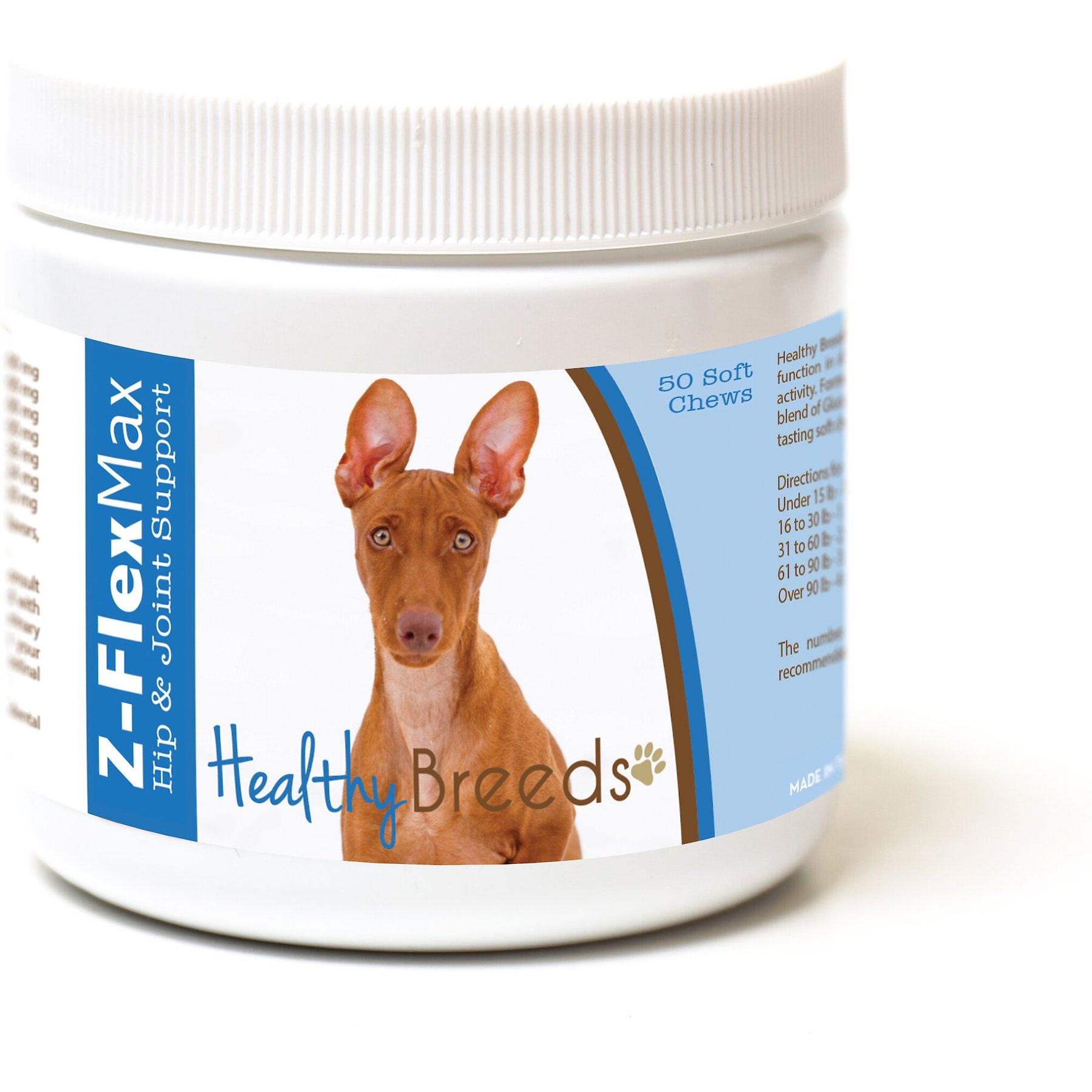 Healthy Breeds Z-Flex Max Hip & Joint Soft Chews Dog Supplement, 50 count