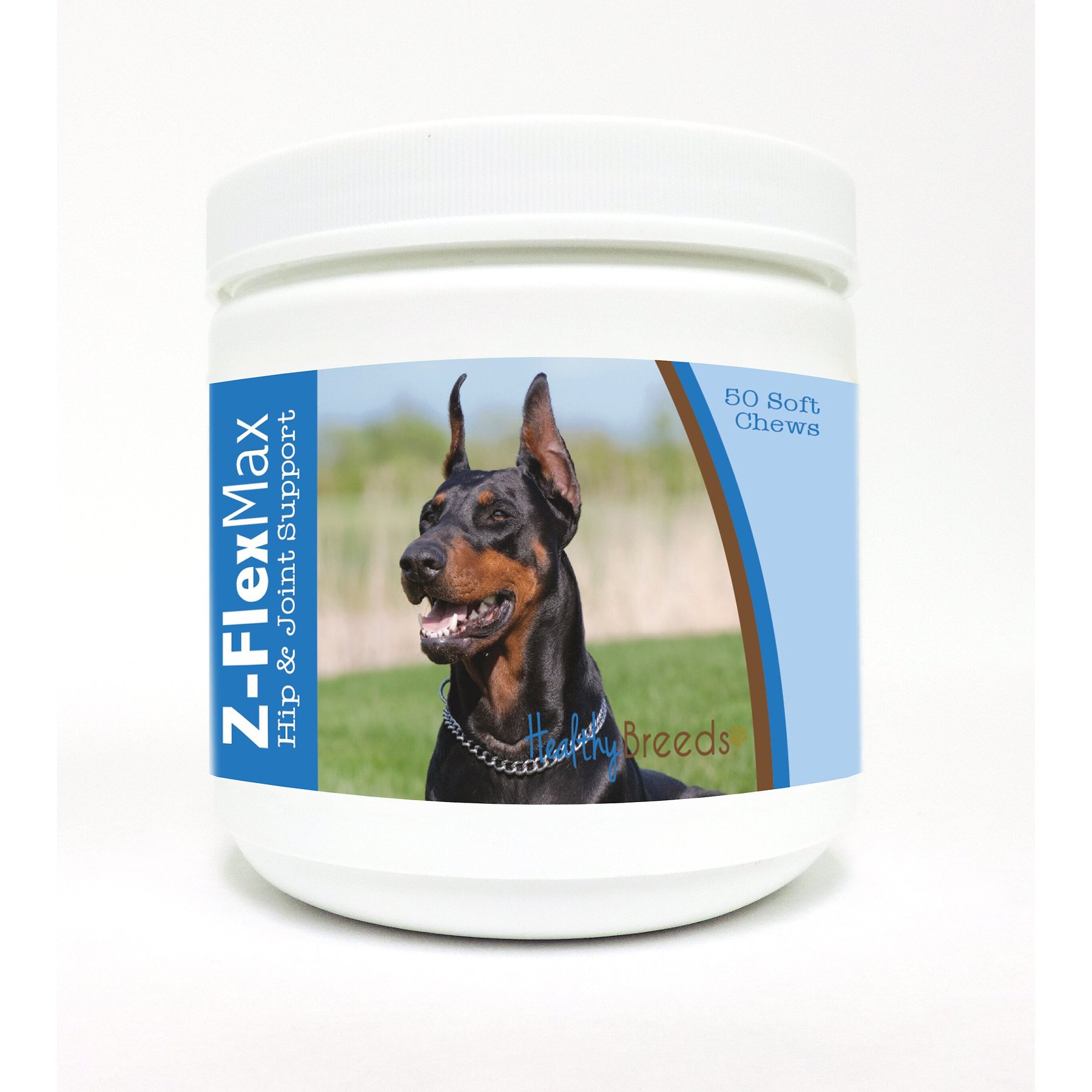 Healthy Breeds Z-Flex Max Hip & Joint Soft Chews Dog Supplement, 50 count