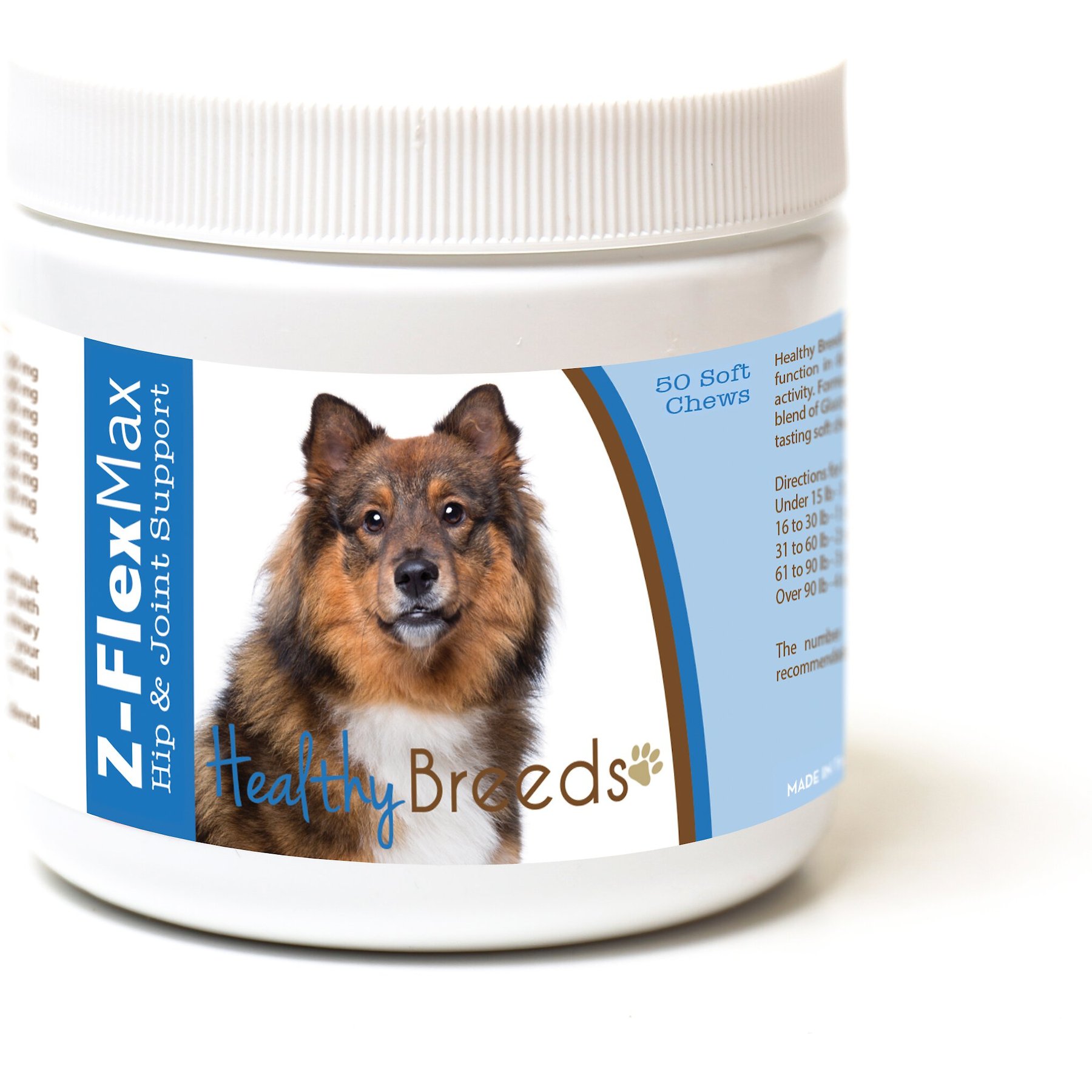 Healthy Breeds Z-Flex Max Hip & Joint Soft Chews Dog Supplement, 50 count