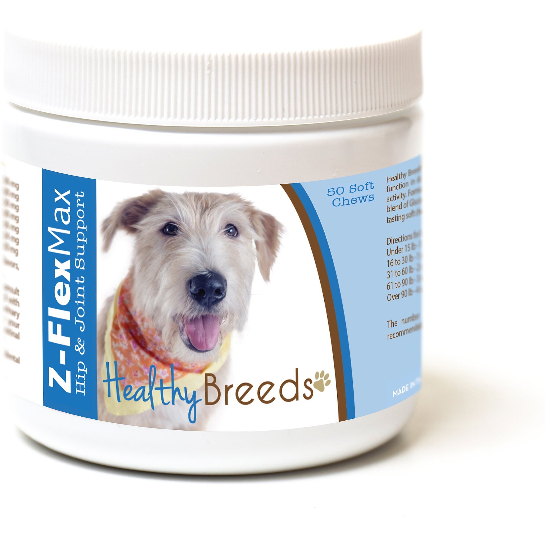 Healthy Breeds Z-Flex Max Hip & Joint Soft Chews Dog Supplement, 50 count