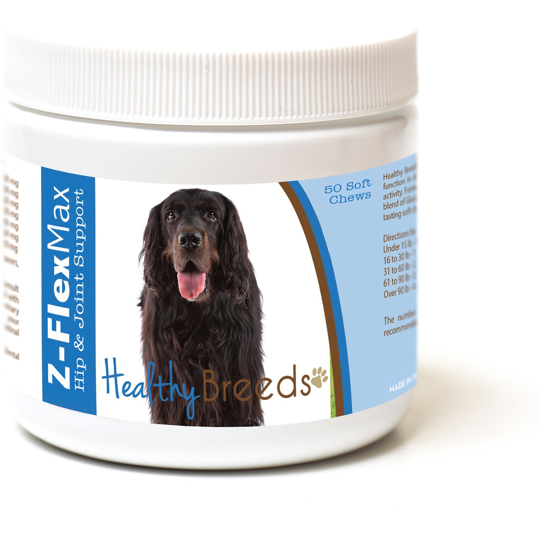 Healthy Breeds Z-Flex Max Hip & Joint Soft Chews Dog Supplement, 50 count