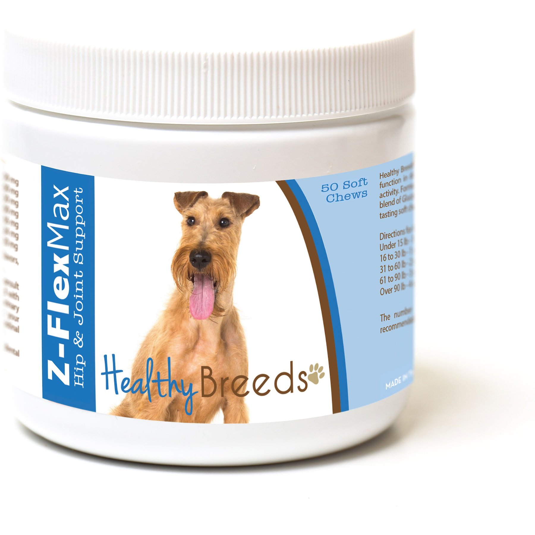 Healthy Breeds Z-Flex Max Hip & Joint Soft Chews Dog Supplement, 50 count