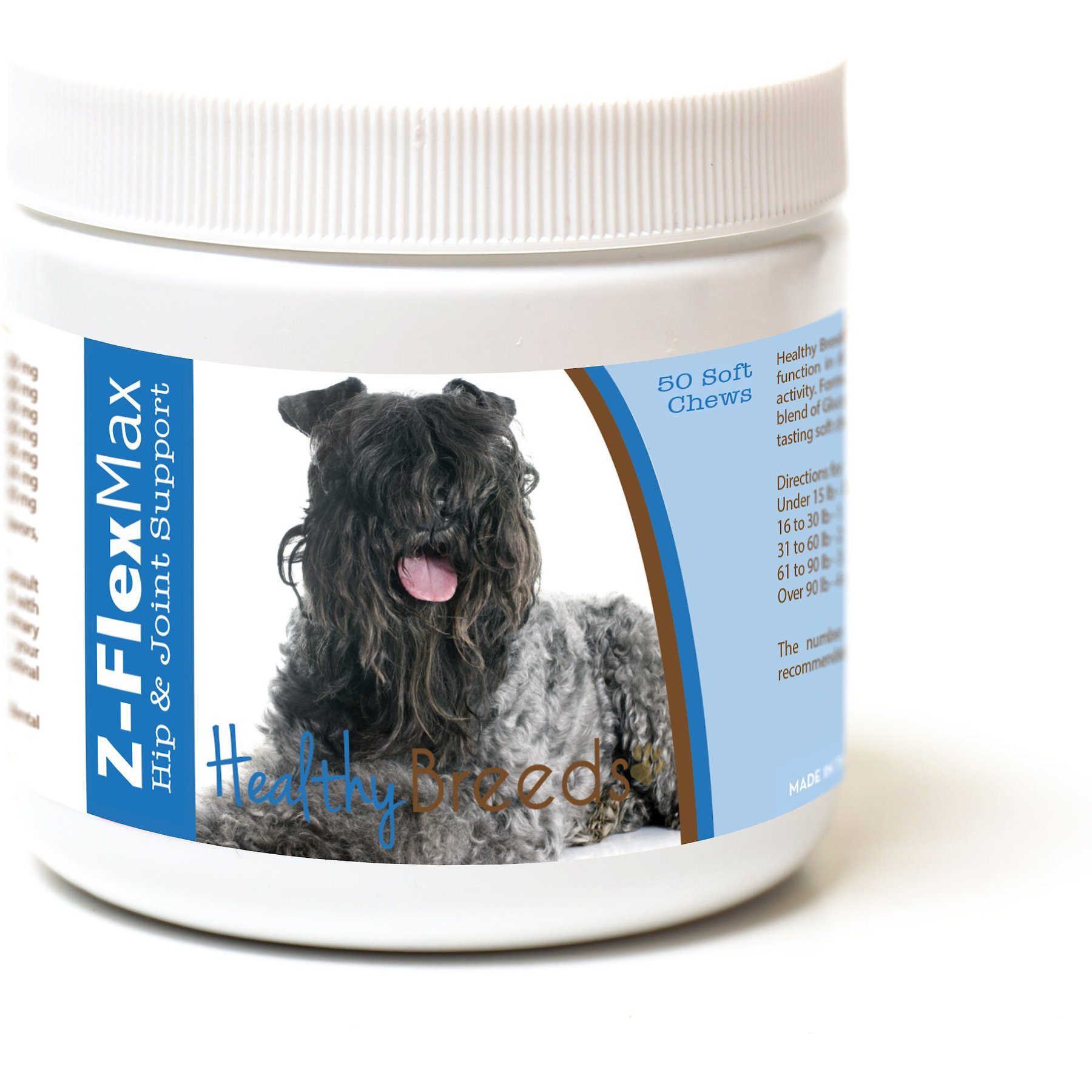 Healthy Breeds Z-Flex Max Hip & Joint Soft Chews Dog Supplement, 50 count