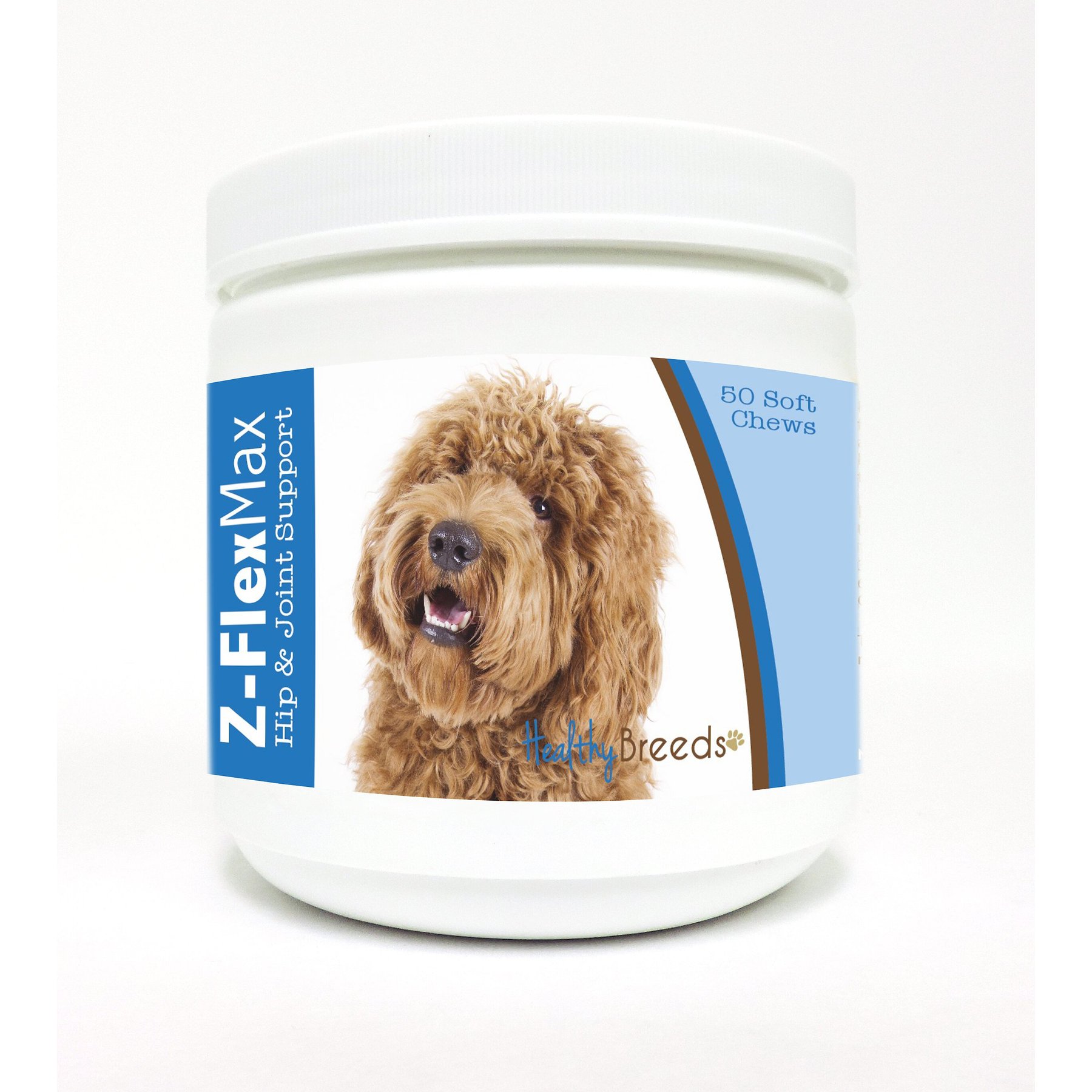 Healthy Breeds Z-Flex Max Hip & Joint Soft Chews Dog Supplement, 50 count