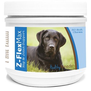 Healthy Breeds Z-Flex Max Hip & Joint Soft Chews Dog Supplement, 50 count
