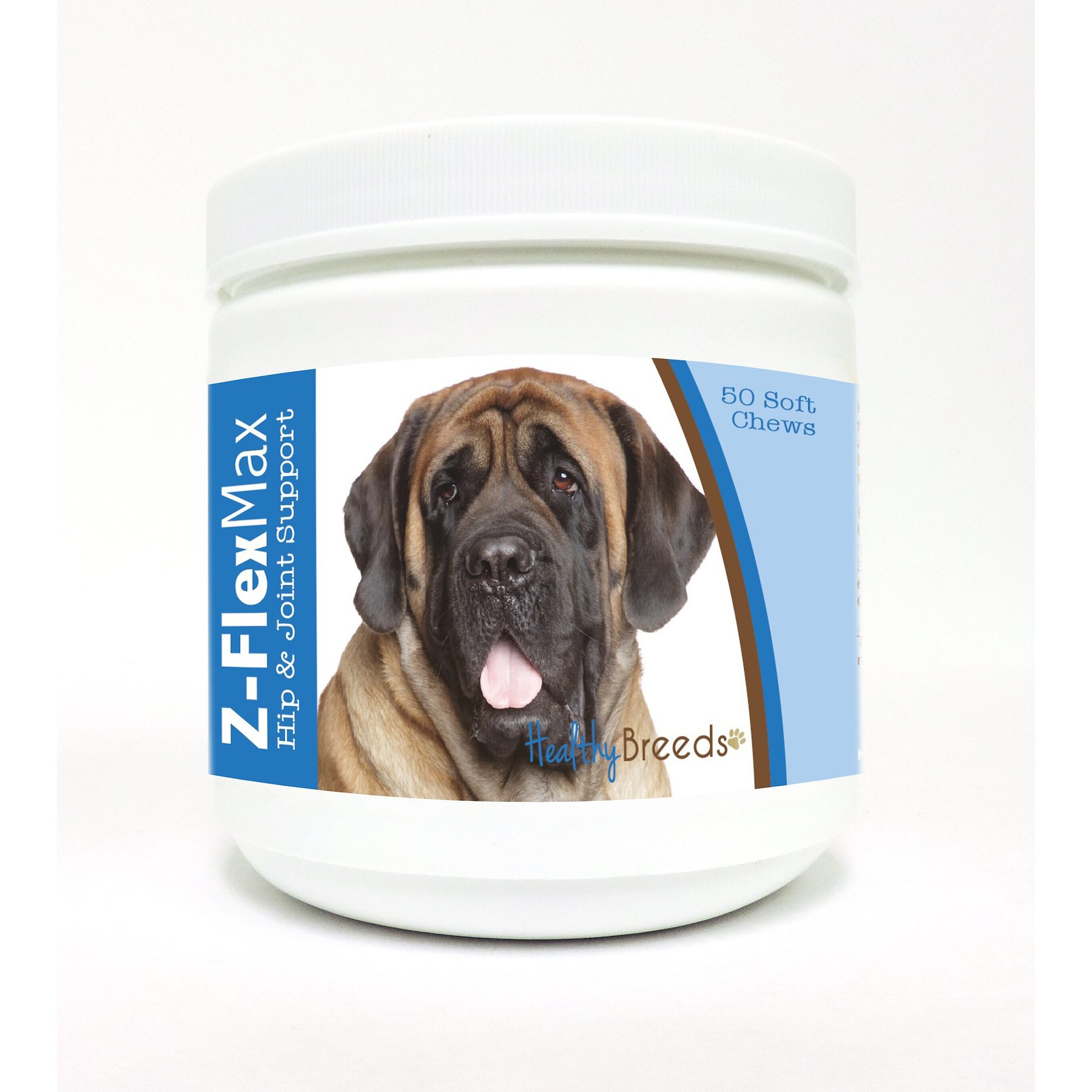 Healthy Breeds Z-Flex Max Hip & Joint Soft Chews Dog Supplement, 50 count
