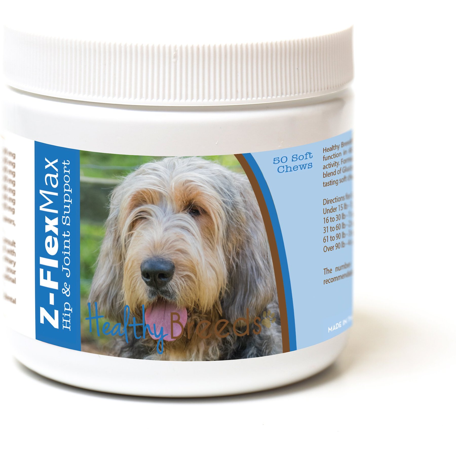 Healthy Breeds Z-Flex Max Hip & Joint Soft Chews Dog Supplement, 50 count