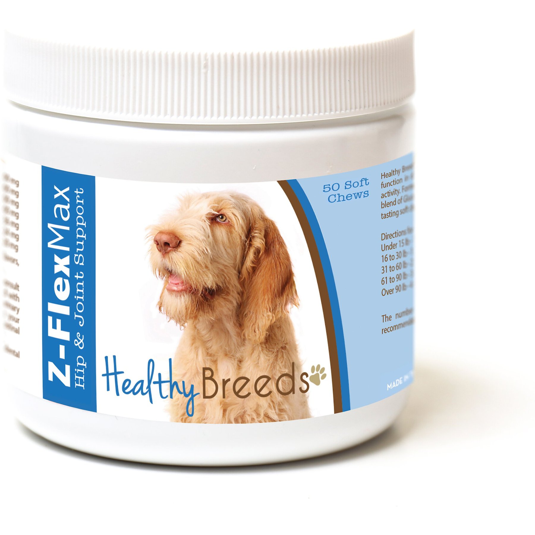 Healthy Breeds Z-Flex Max Hip & Joint Soft Chews Dog Supplement, 50 count