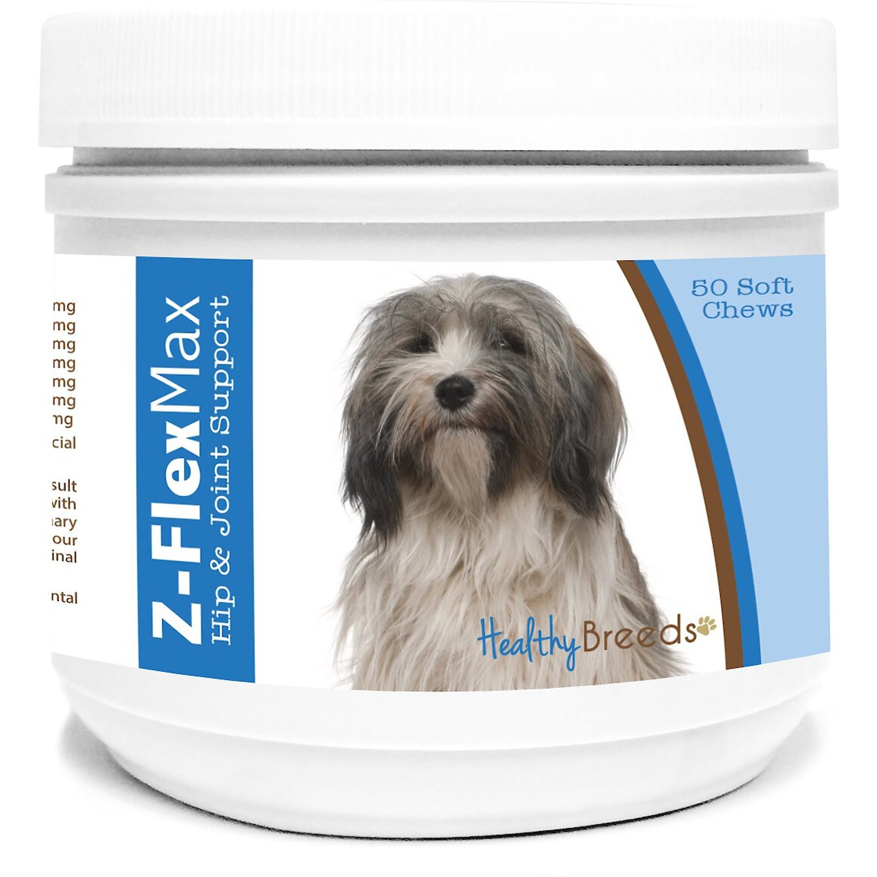 Healthy Breeds Z-Flex Max Hip & Joint Soft Chews Dog Supplement, 50 count
