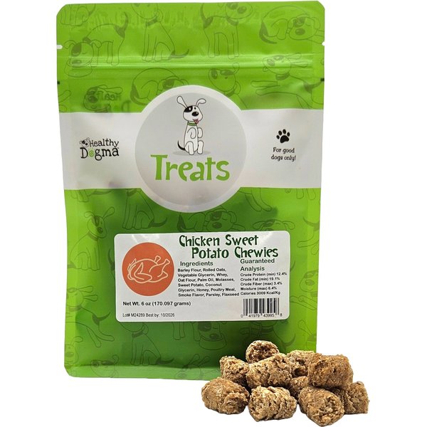 Dogs Love Us Dogs Love Kale Soft Chicken with Sweet Potato Dog Treats, 4-oz bag