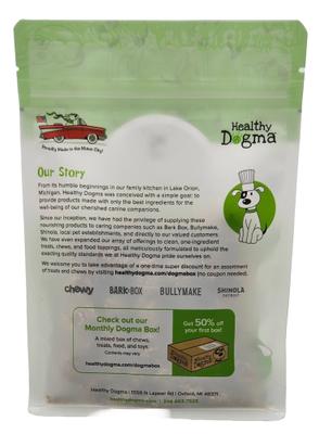 Show full view: Healthy Dogma Chicken & Sweet Potato Chewies Grain-Free Dog Treats, 6-oz bag slide 3 of 5