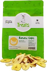 Healthy Dogma Grain-Free Banana Chips Dog Treats, 6-oz bag