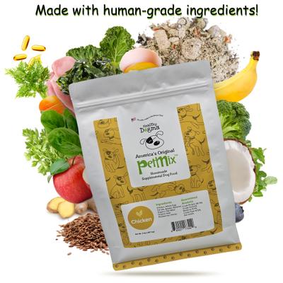 Show full view: Healthy Dogma PetMix Chicken Dinner Freeze-Dried Supplemental Dog Food, 2-lb bag slide 4 of 7