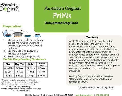 Show full view: Healthy Dogma PetMix Original Grain-Free Dog Food, 10-lb bag slide 4 of 9