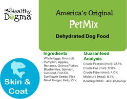 Healthy Dogma PetMix Skin & Coat Supplemental Dog Food, 10-lb bag slide 2 of 7
