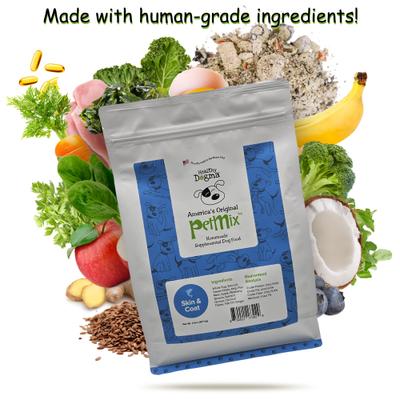 Show full view: Healthy Dogma PetMix Skin & Coat Supplemental Dog Food, 2-lb bag slide 4 of 8
