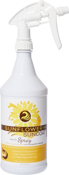Show full view: Healthy HairCare Sunflower Suncoat Horse Sunscreen Spray, 32-fl oz bottle slide 1 of 3