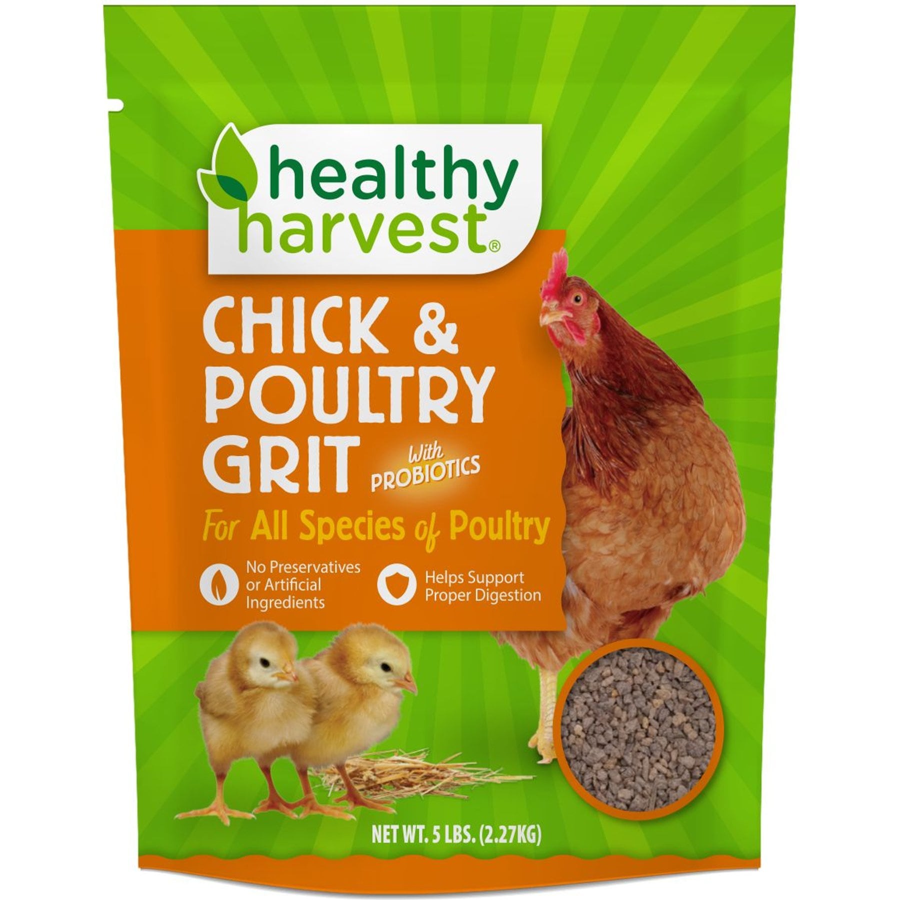 Healthy Harvest Grit Chick & Poultry Supplement, 5-lb bag