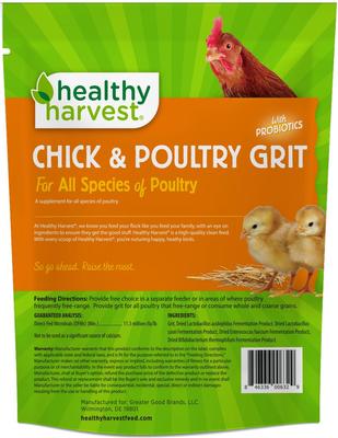 Show full view: Healthy Harvest Grit Chick & Poultry Supplement, 5-lb bag slide 2 of 2
