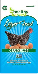 Healthy Harvest Non-GMO 17% Protein Layer Crumbles Chicken Feed, 20-lb bag