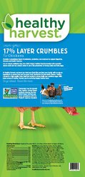 Healthy Harvest Non-GMO 17% Protein Layer Crumbles Chicken Feed, 40-lb bag slide 2 of 6
