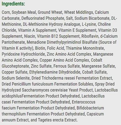 Show full view: Healthy Harvest Non-GMO 17% Protein Layer Mini Pellets Chicken Feed, 40-lb bag slide 4 of 9