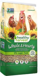 Healthy Harvest Whole & Hearty 17% Protein Layer Chicken Feed, 30-lb bag