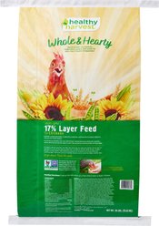 Healthy Harvest Whole & Hearty 17% Protein Layer Chicken Feed, 30-lb bag slide 2 of 5