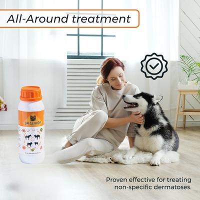 Show full view: Healthy Paw Life Pet Care Itchy & Dry Skin Lime Sulfur Flea & Tick Dip for Dogs & Cats, 16-fl oz bottle slide 3 of 9