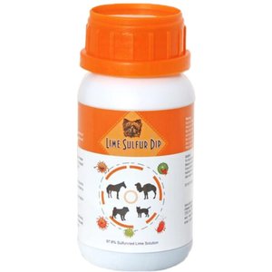 Healthy Paw Life Pet Care Itchy & Dry Skin Lime Sulfur Flea & Tick Dip for Dogs & Cats, 8-fl oz bottle