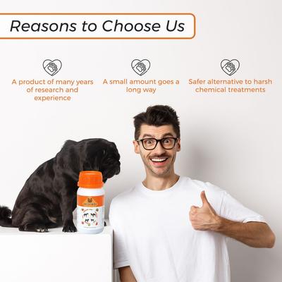 Show full view: Healthy Paw Life Pet Care Itchy & Dry Skin Lime Sulfur Flea & Tick Dip for Dogs & Cats, 8-fl oz bottle slide 6 of 9