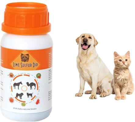Show full view: Healthy Paw Life Pet Care Itchy & Dry Skin Lime Sulfur Flea & Tick Dip for Dogs & Cats, 8-fl oz bottle slide 2 of 9