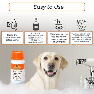 Show full view: Healthy Paw Life Pet Care Itchy & Dry Skin Lime Sulfur Flea & Tick Dip for Dogs & Cats, 8-fl oz bottle slide 7 of 9