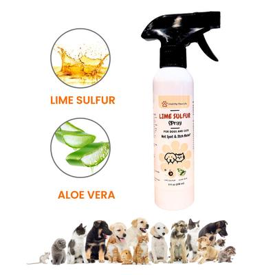 Show full view: Healthy Paw Life Pet Care Itchy & Dry Skin Lime Sulfur Flea & Tick Spray for Dogs & Cats, 8-fl oz bottle slide 2 of 7
