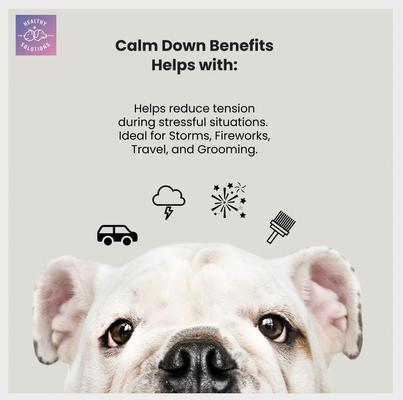 Show full view: Healthy Solutions for Pets Calming Supplement Dog Chews, 60 count slide 4 of 9