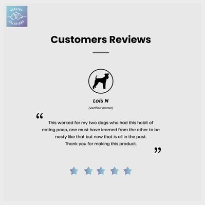 Show full view: Healthy Solutions for Pets Coprophagia Supplement for Dogs, 60 count slide 6 of 8