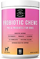 Healthy Solutions for Pets Probiotics & Digestive Chews with Prebiotics, 60 count