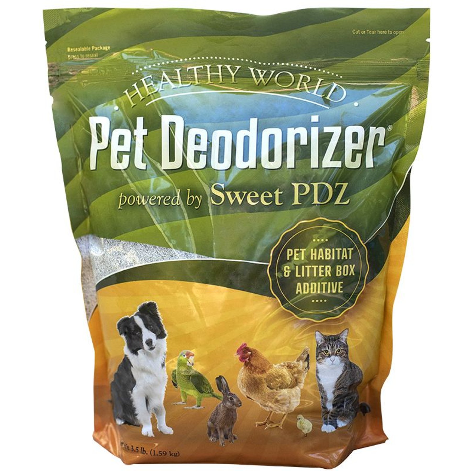 Healthy World Odor Control Pet Deodorizer, 3.5-lb bag