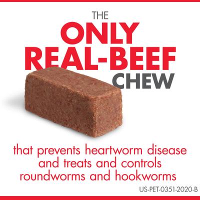 Show full view: Heartgard Plus Chew, 26-50 lbs, (Green Box), 3 Chew (3-mo. supply) + NexGard Chew for Dogs, 4-10 lbs, (Orange Box), 3 Chews (3-mos. supply) slide 5 of 9
