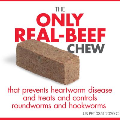Show full view: Heartgard Plus Chew, 51-100 lbs, (Brown Box), 3 Chew (3-mo. supply) + NexGard Chew for Dogs, 60.1-121 lbs, (Red Box), 3 Chews (3-mos. supply) slide 5 of 9