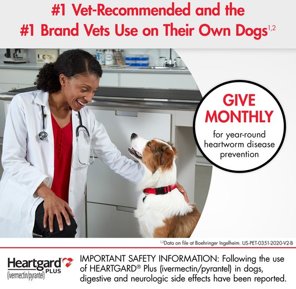 Heartgard Plus Chew for Dogs, 26-50 lbs, (Green Box)