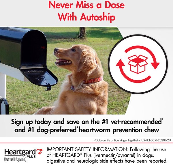 Heartgard Plus Chew for Dogs, 26-50 lbs, (Green Box)