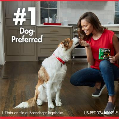 Show full view: Heartgard Plus Chew for Dogs, 51-100 lbs, (Brown Box), 3 Chews (3-mos. supply) slide 4 of 12