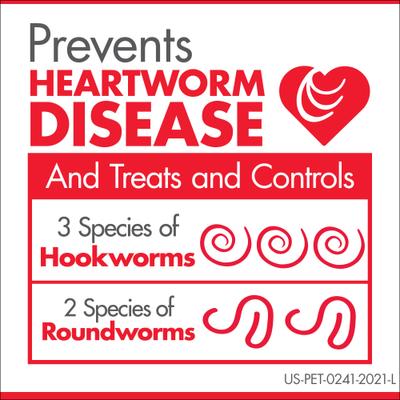 Show full view: Heartgard Plus Chew for Dogs, up to 25 lbs, (Blue Box), 3 Chews (3-mos. supply) slide 5 of 12