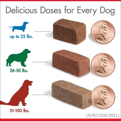 Show full view: Heartgard Plus Chew for Dogs, up to 25 lbs, (Blue Box), 3 Chews (3-mos. supply) slide 9 of 12