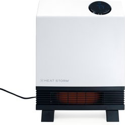 Heat Storm 1000-Watt Infrared Floor-to-Wall Space Heater, White