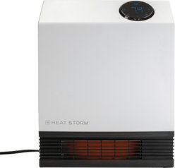 Heat Storm 1000-Watt Wall Mounted Electric Space Heater, White